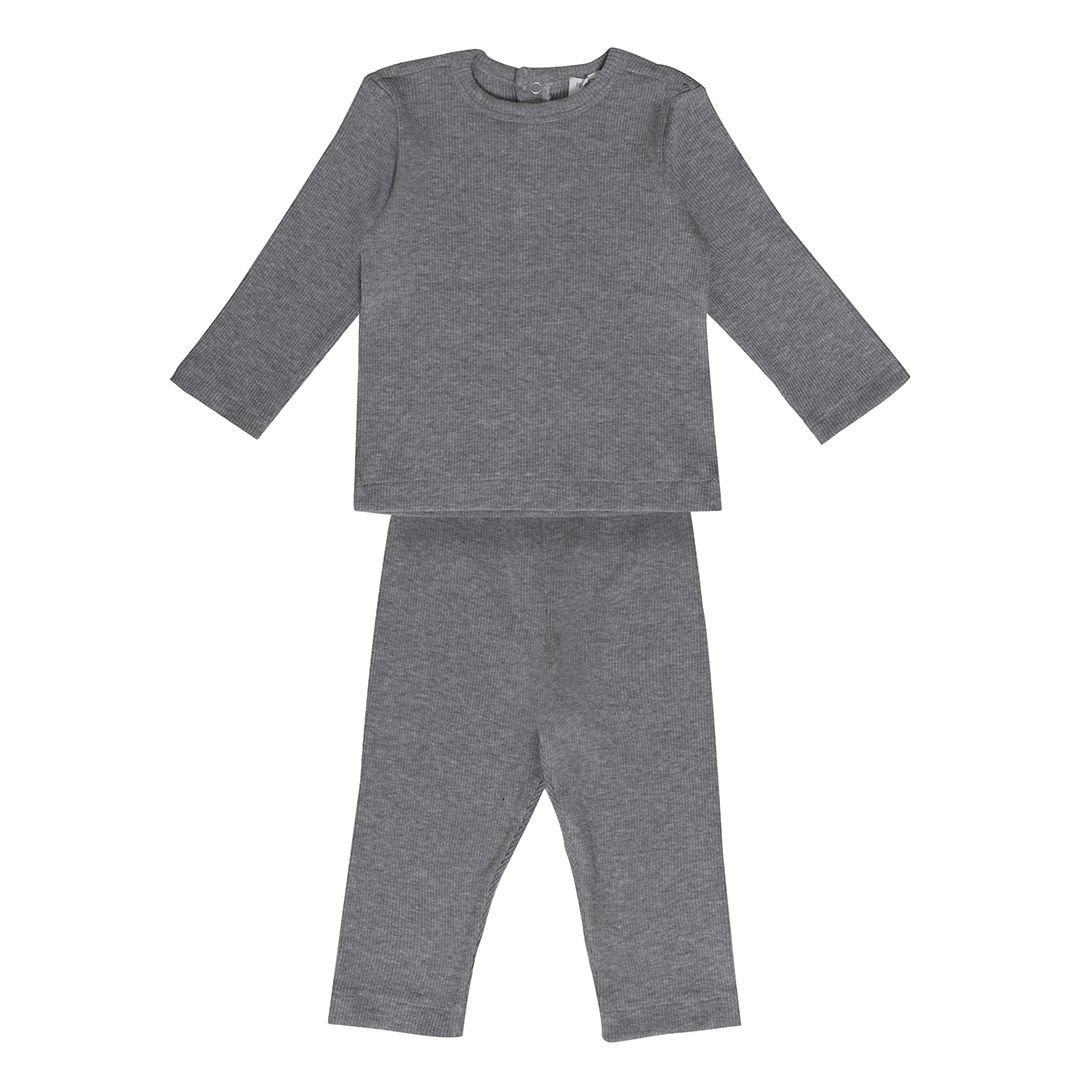 Petit Boom Bebek & Çocuk Fitilli Set Koyu Gri