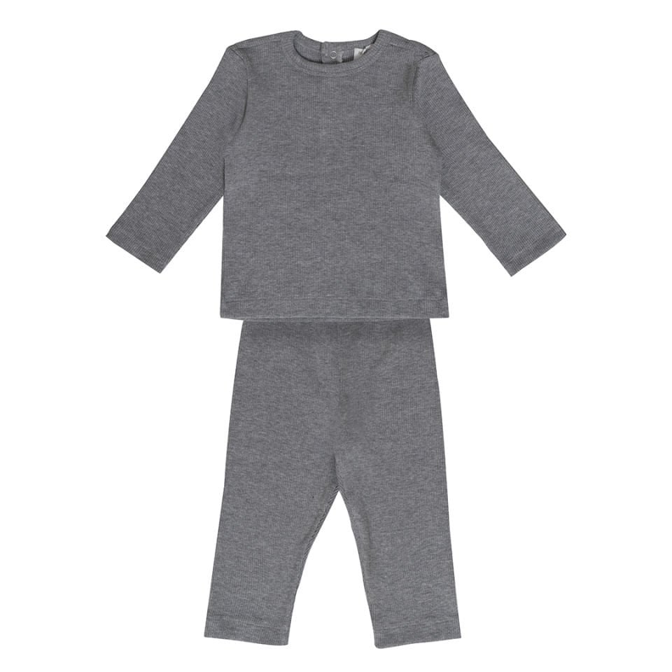 Petit Boom Bebek & Çocuk Fitilli Set Koyu Gri