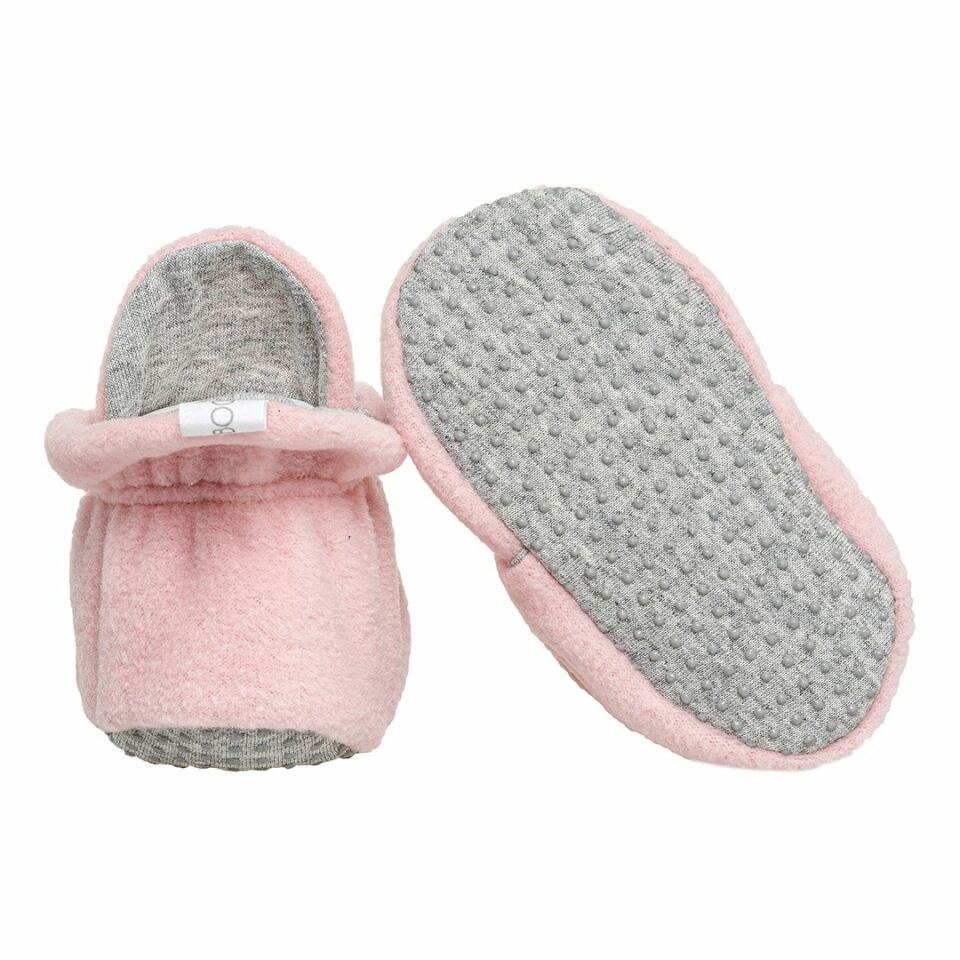Petit Boom Kaydırmaz Tabanlı Polar Patik Pembe