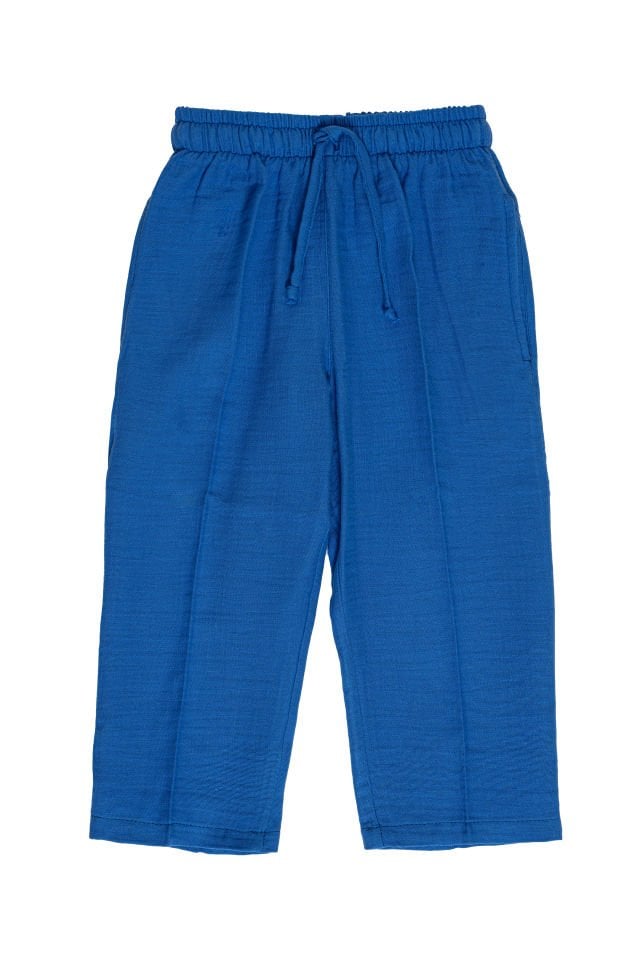 Müslin Pantolon 1 - 8 Yaş Mavi