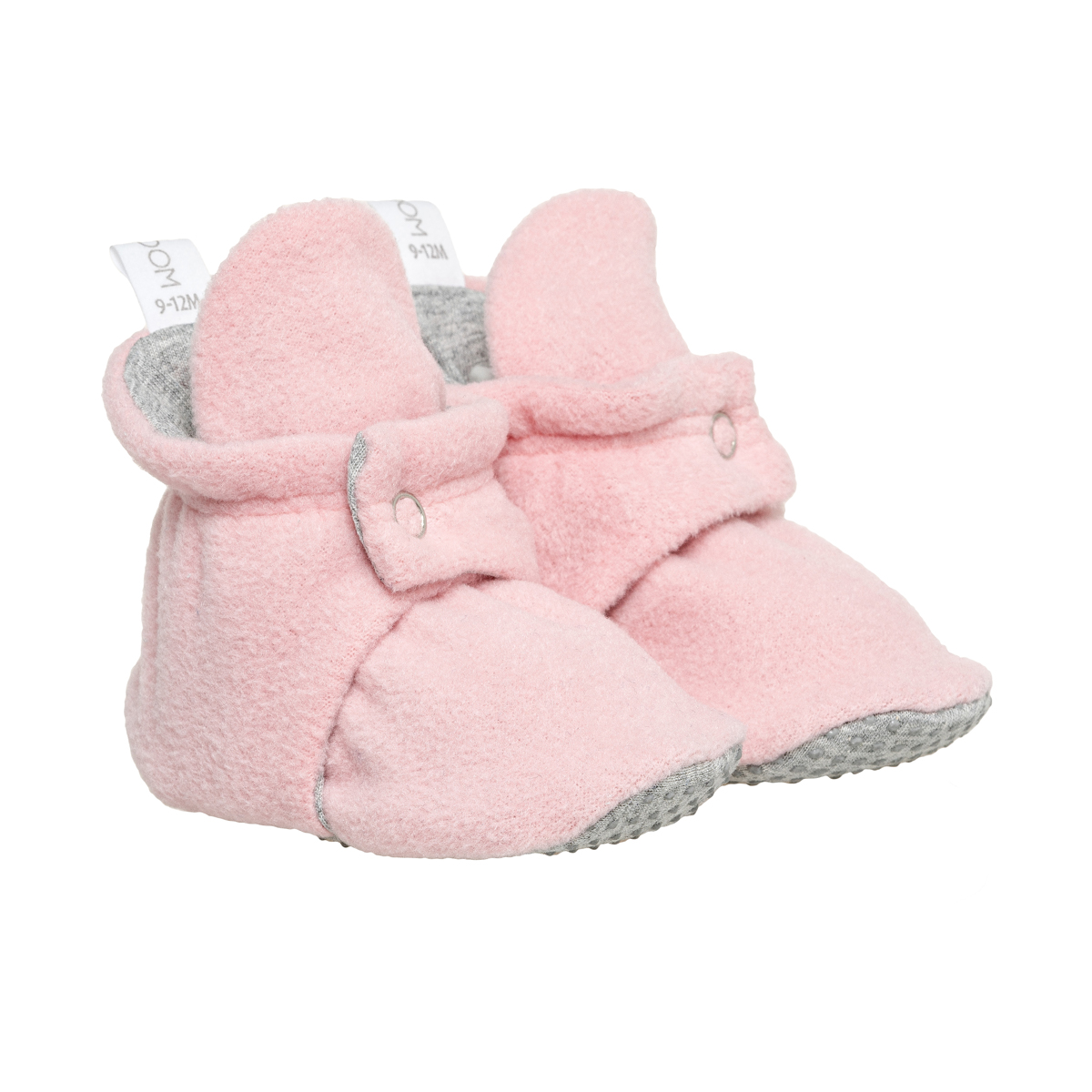 Bebek Kaydırmaz Tabanlı Polar Patik Pembe